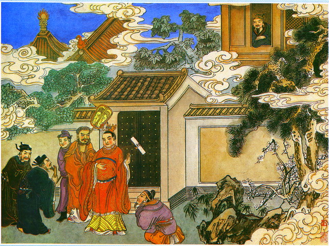 《观无量寿经》图文解说 02、阇王幽父 \