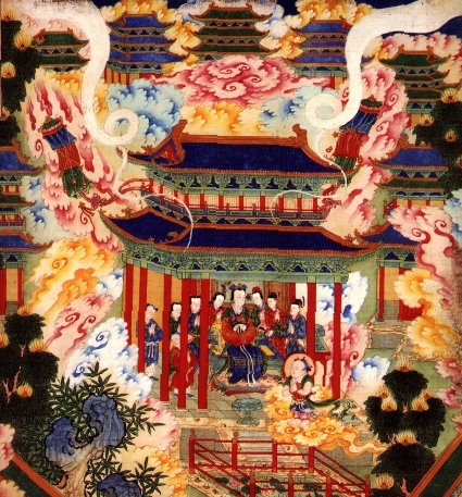 善财童子五十三参之第二十七回 拜婆须密多女
